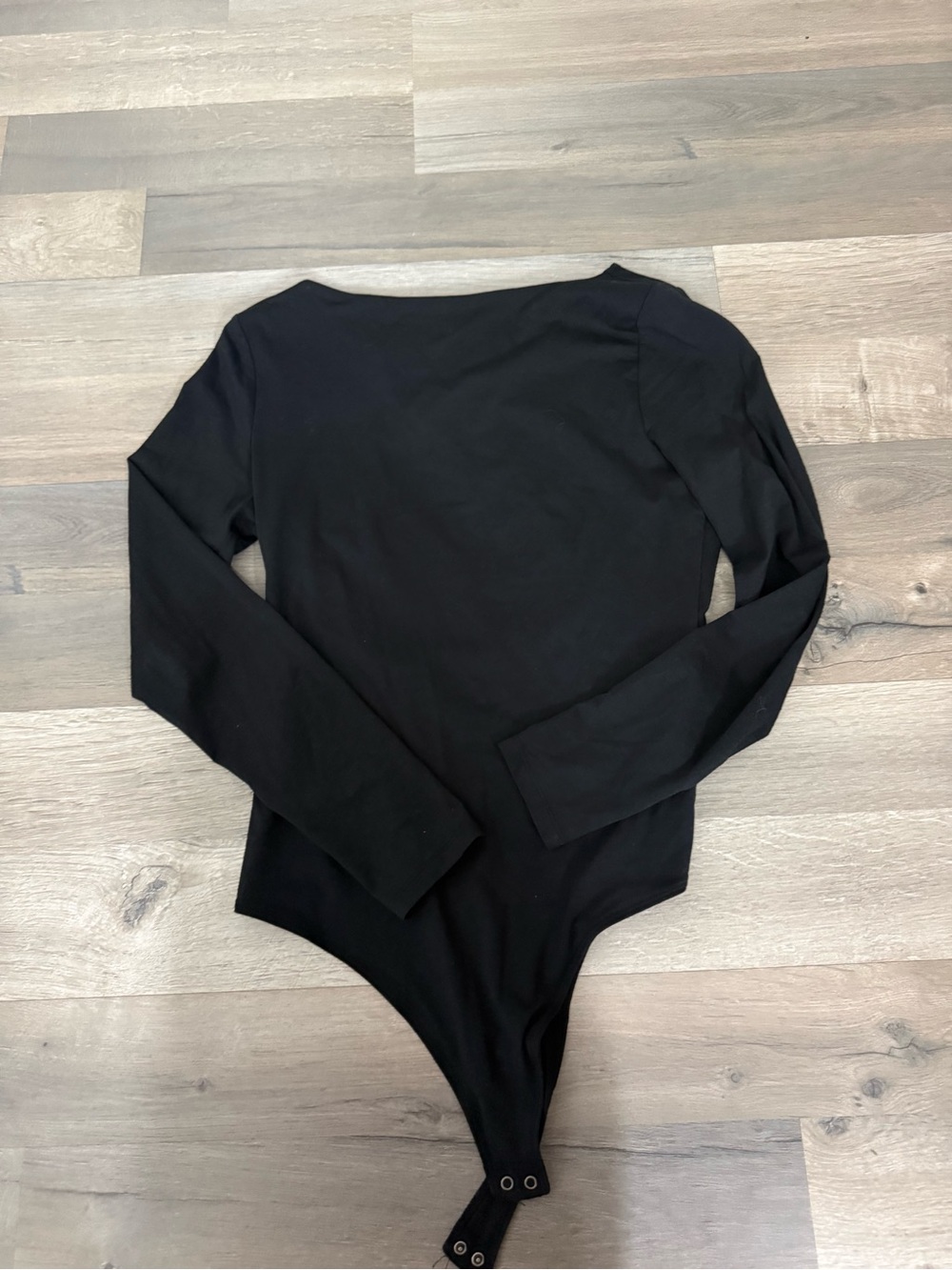 Abercrombie & Fitch Black boatneck bodysuit
